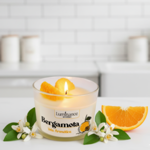 Vela Aromática Premium - Bergamota
